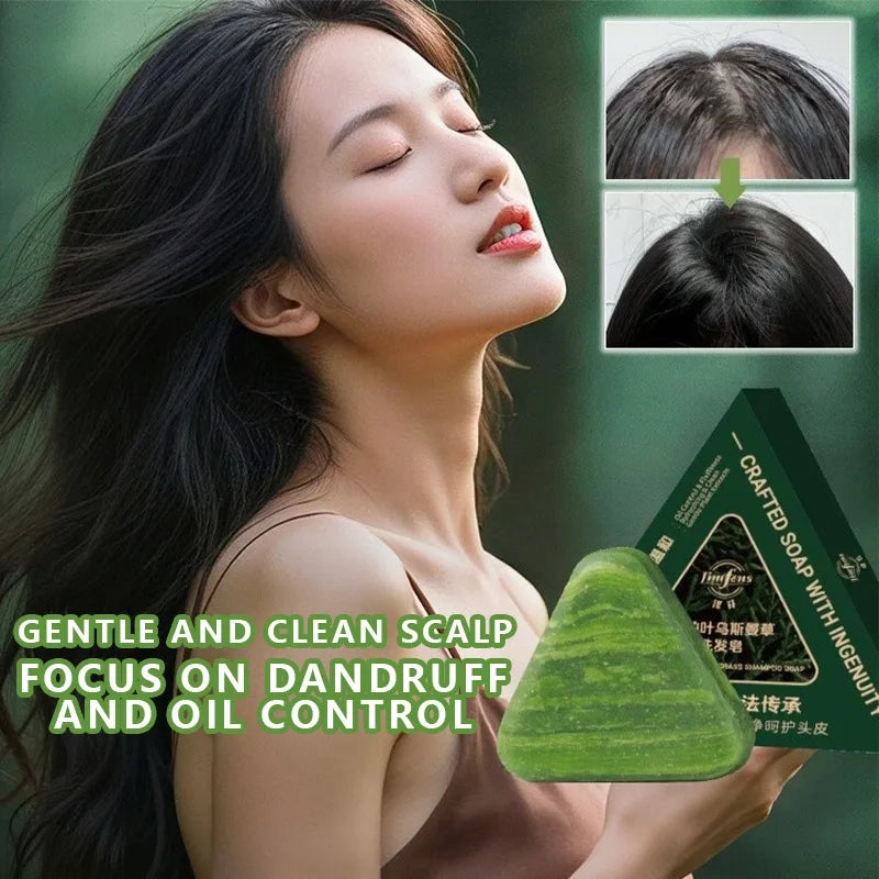 Usma Grass Hair Strengthening Shampoo Bar – Dailium™
